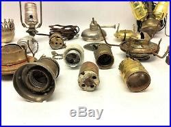 High bay & low bay light fixtures. Mixed Vintage Lot Brass Metal Lighting Parts Fixtures ...