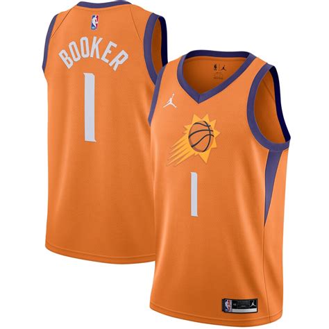 Devin Booker Phoenix Suns Jordan Brand 2020 21 Swingman Jersey Statement Edition Orange