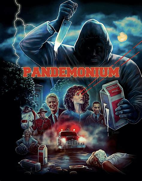 Pandemonium Limited Edition Blu Ray Slipcover Vinegar Syndrome Horror Posters Movie Posters