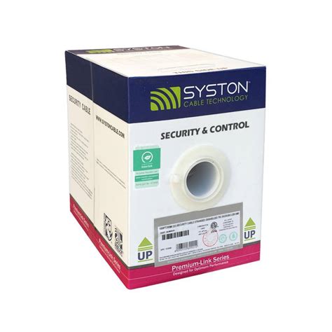 Syston Cable Technology 1000 Ft 186 White Stranded Shielded Cmpcl3p