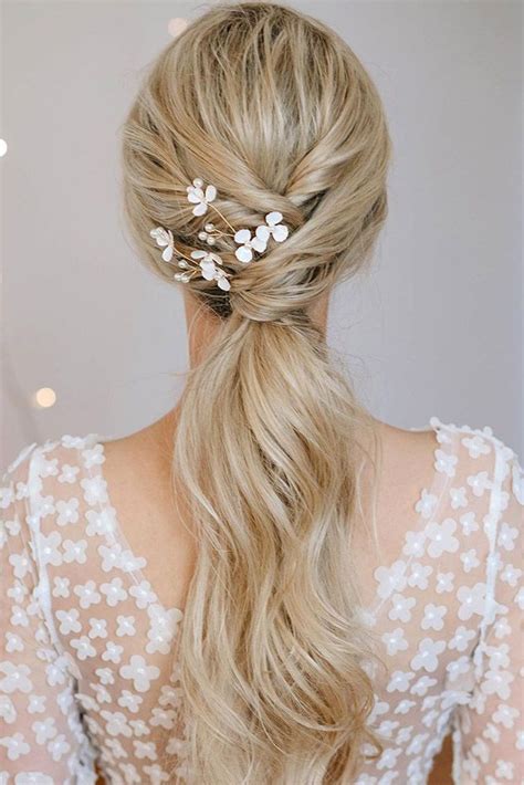 Ponytail Wedding Hairstyles 50 Best Looks And Expert Tips Tail