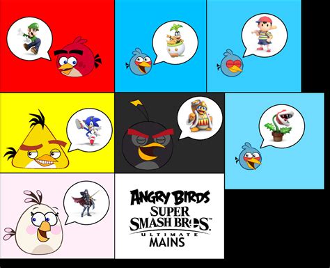 The Angry Birds And Their Smash Mains 13 By Abfan21 On Deviantart