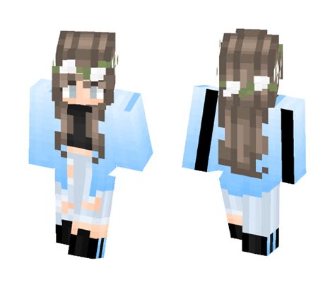 Download Blue Ombré Girl Kukuslxys Req Minecraft Skin For Free