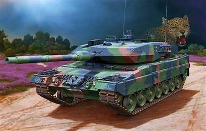 Tank Leopard Battle Tanks 2a6 Future Main