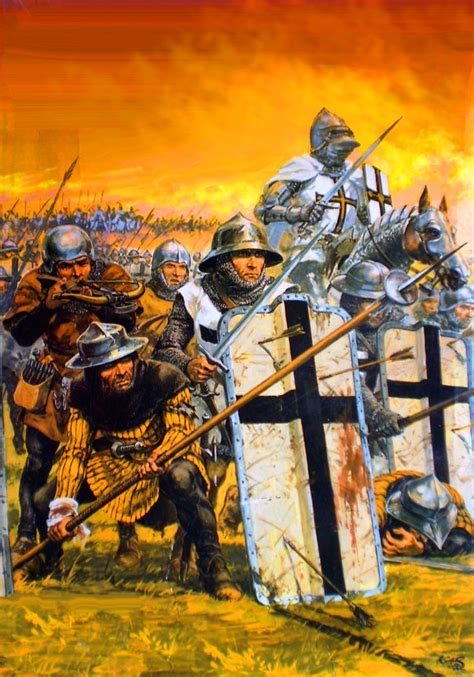 Teutonic Troops At The Battle Of Grunwalde Medieval Art Medieval