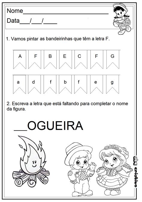 Atividade De Artes Junino