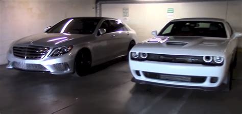 See more ideas about muscle cars, cars, classic cars. S65 AMG Sedan vs Challenger Hellcat: American vs German ...