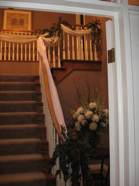 13 Wedding Railing Ideas Wedding Staircase Wedding Stair Decor