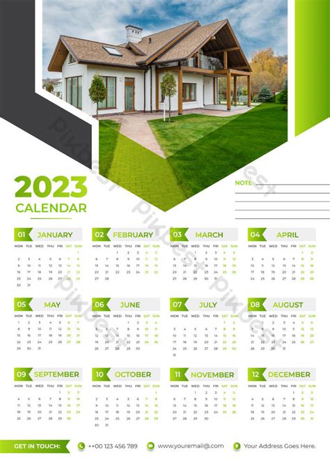 Creative Company Calendar 2023 Eps Free Download Pikbest