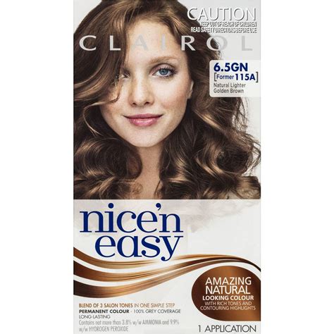 Clairol Nice N Easy 6 5gn Natural Lighter Golden Brown Each Woolworths