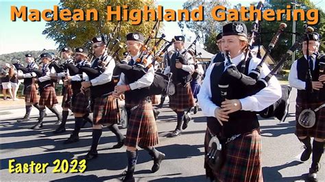 Maclean Highland Gathering Easter 2023 Youtube