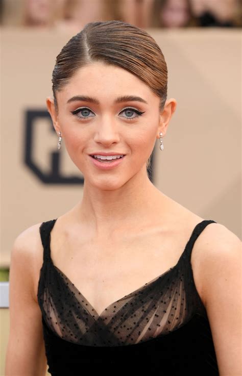 Best known for her role in 'stranger things' as nancy wheeler. Natalia Dyer At 24th Annual Screen Actors Guild Awards in ...