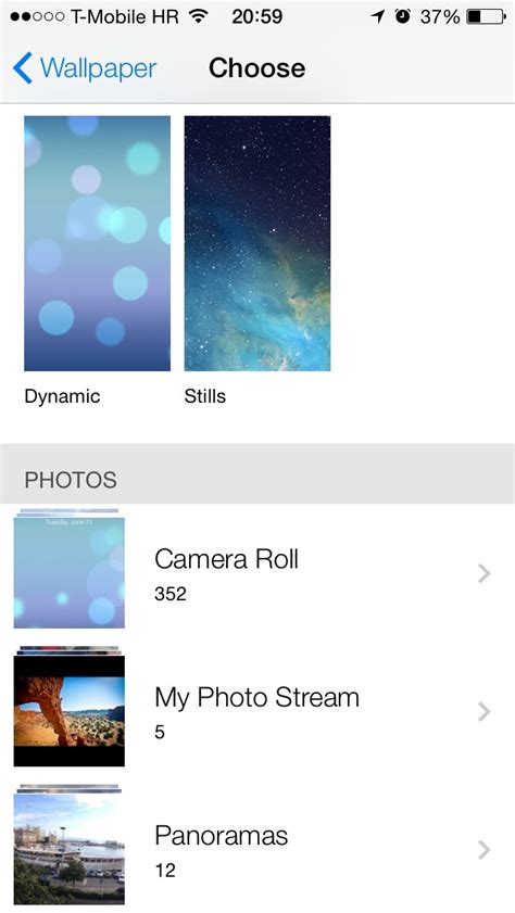 New In Ios 7 Dynamic And Panoramic Wallpapers