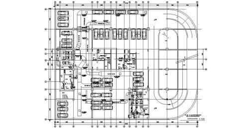 Parking Layout Autocad Drawing Plan Download Cadbull