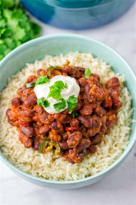 Chili Beans Recipe One Pot Vegan Contentedness Cooking