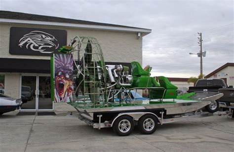 Air Boat With A 2500 Hp Twin Turbo V8