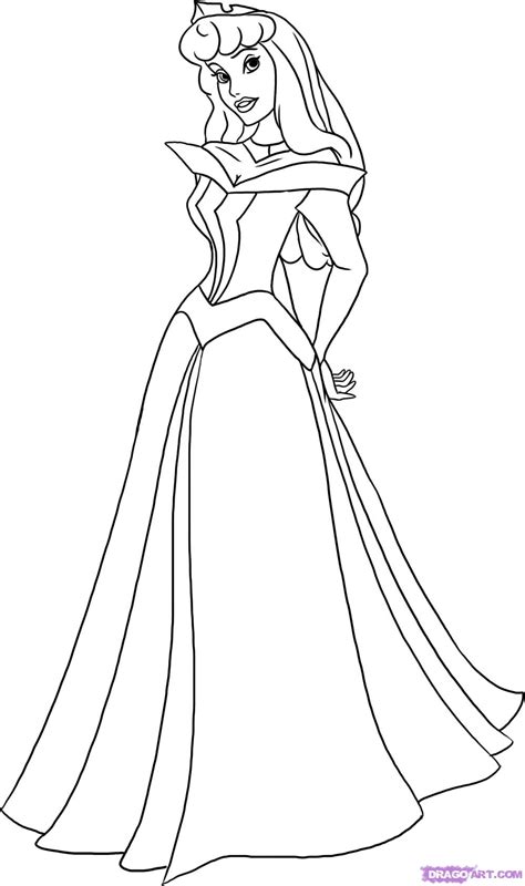 Princess Outline Drawing At Getdrawings Free Download