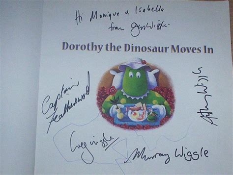Dorothy The Dinosaur Moves In By The Wiggles Signed Signed By