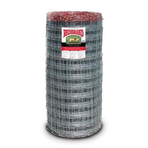 Red Brand Actual 330 Ft X 4 Ft Horse Fence Silver Steel Woven Wire