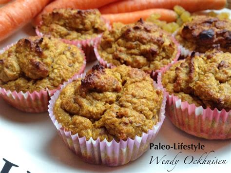 Kruidige Wortel Kokos Muffins Paleo Muffins Gezond Bakken Dessert