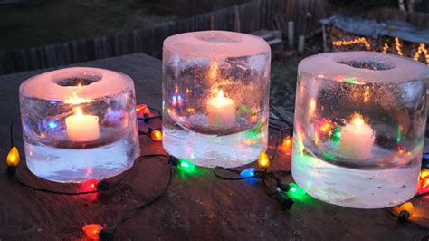 Alaskan Ice Lantern Made From 5 Gallon Buckets Ralaska