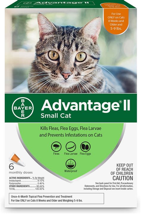 She's treated cancer in dogs, cats, horses, ferrets, rabbits, bearded dragons, sugar gliders, snakes, and turtles. Advantage II Flea Treatment for Small Cats 5 lbs to 9 lbs ...