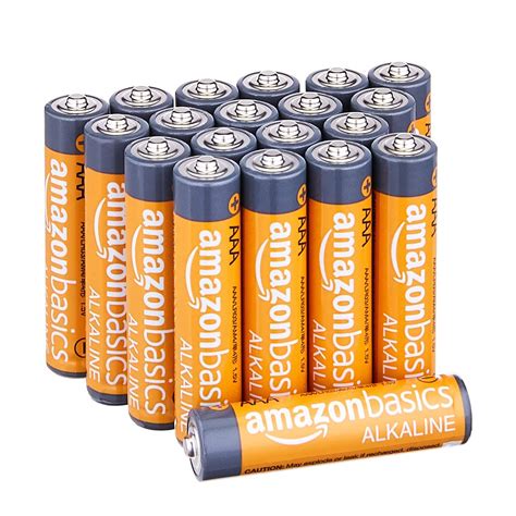 Amazonbasics Aaa 15 Volt Performance Alkaline Batteries Pack Of 20