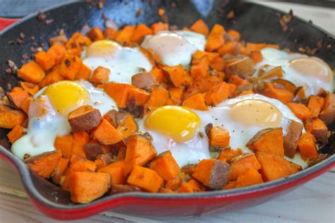 Spicy Sweet Potato Hash And Eggs Kqed
