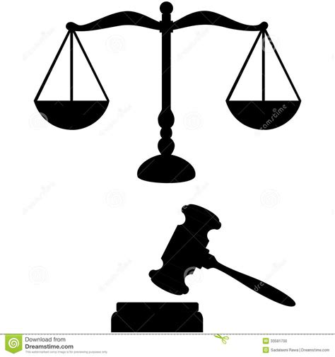 Scales Of Justice Clip Art Black And White 20 Free Cliparts Download