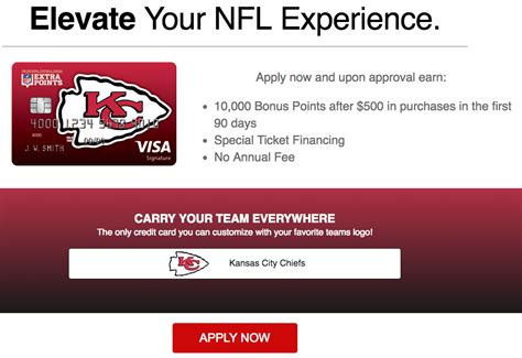 Applying for an american express credit card is fast and can be done in 3 easy steps. How to Apply for the Kansas City Chiefs Extra Points ...