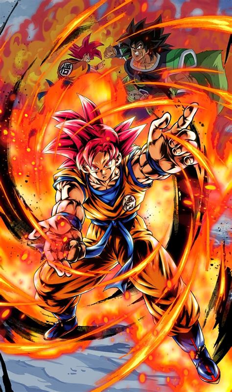 Goku Super Saiyan God Dragon Ball Legends Personajes De Dragon Ball