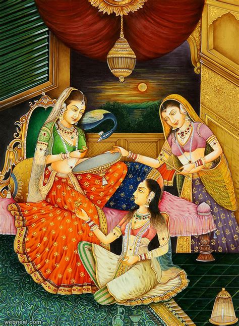 30 Beautiful Indian Mughal Paintings For Your Inspiration