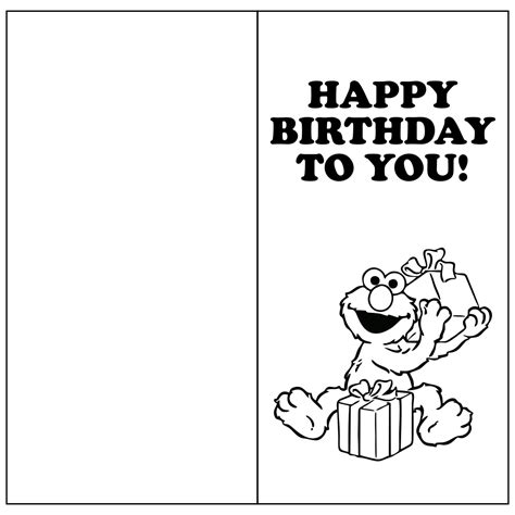 10 Best Printable Folding Birthday Cards Birthday Card Template