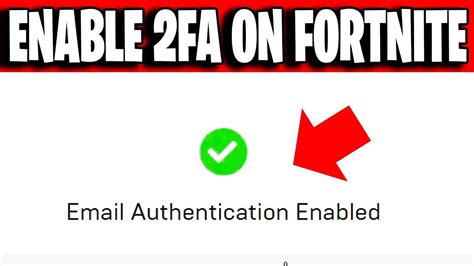 How To Enable 2fa On Fortnite Chapter 2 Youtube