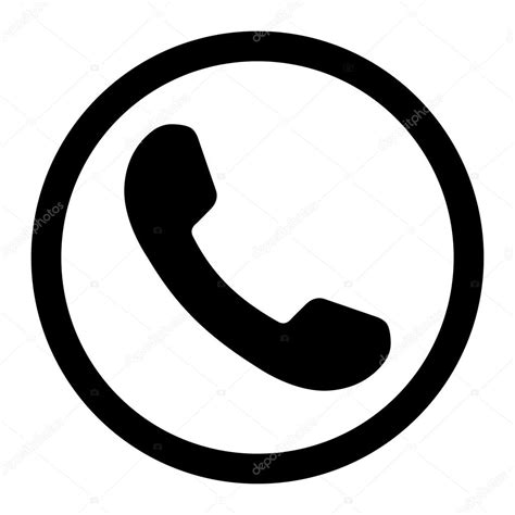 Phone Receiver Circled Vector Icon Stock Vector By ©ahasoft 90392790