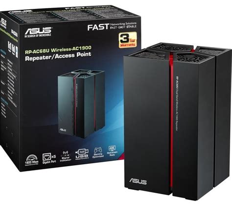 Buy Asus Rp Ac68u Wifi Range Extender Ac 1900 Dual Band Free