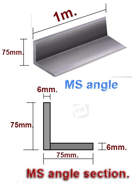 How To Calculate The Weight Of An Ms Angle ~ Param Visions