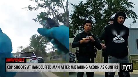 Cop Yells Shots Fired Im Hit After Acorn Falls On Car Shoots At
