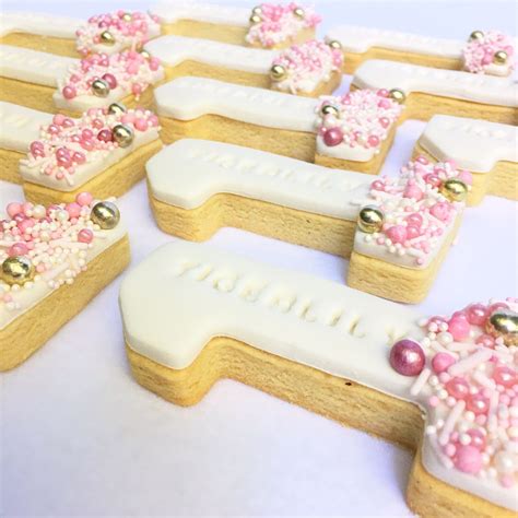 Decorated Sugar Cookies Topped With Fondant With A Personalized