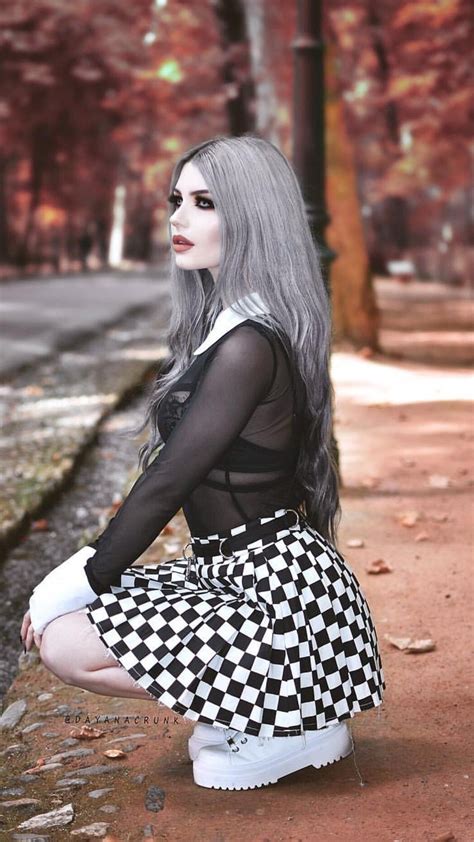 Beautiful Dayana Crunk Fashion Gothic Outfits Hot Goth Girls