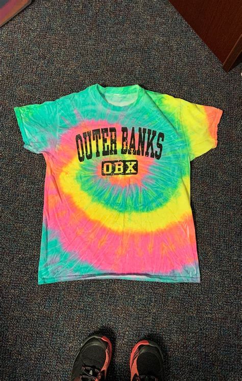 Tie Dye T Shirts Obx Outer Banks Mens Tops Life Clothes Women