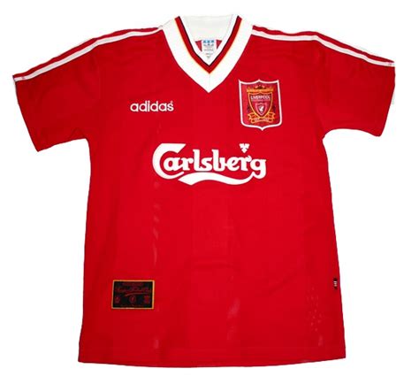 Endlich hat er es geschafft: Adidas FC Liverpool Trikot 17 Steve McManaman 1995/96 ...