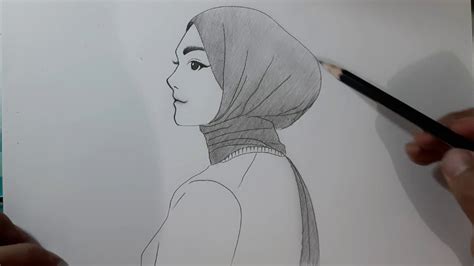 Cara Menggambar Orang Berhijab Imagesee