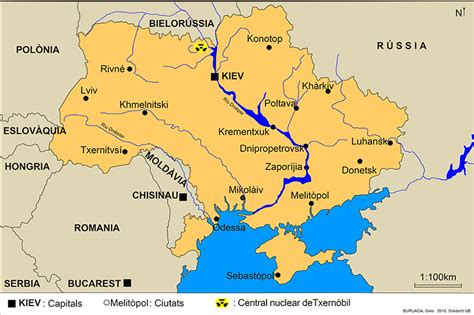 Ucrania está situada en la europa del este, y limita con rusia, bielorrusia. Ucrania | Observatori Solidaritat UB