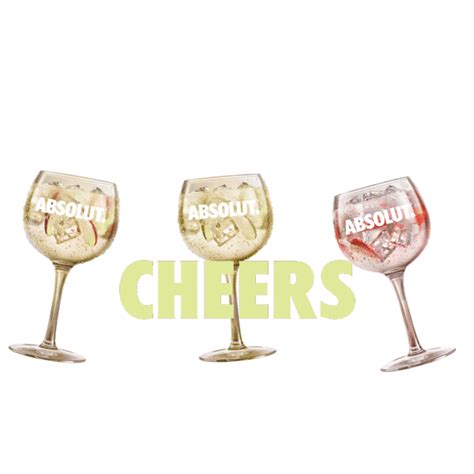 Cheers Celebrate Sticker By Absolut Vodka For Ios And Android Giphy