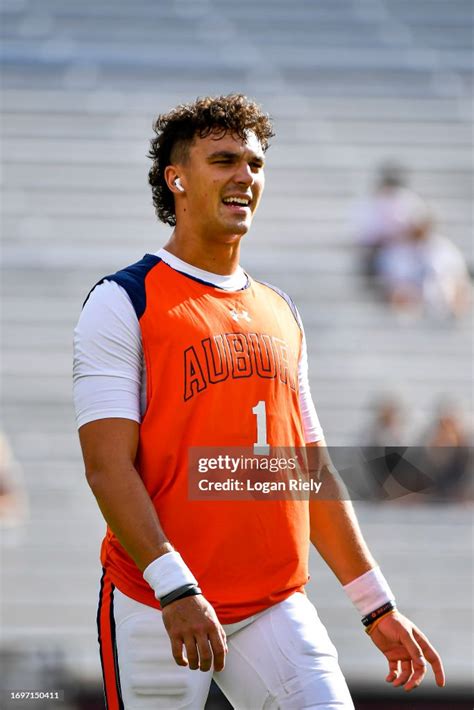 quarterback payton thorne of the auburn tigers warms up prior to the news photo getty images