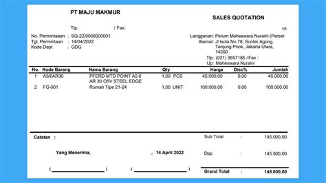 Apa Itu Quotation Letter To Customer Template IMAGESEE