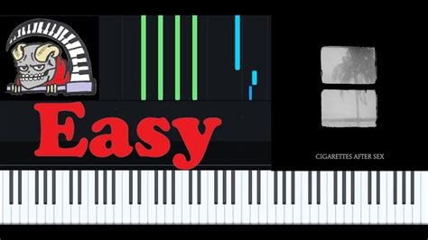 Cigarettes After Sex Crush Piano Midi Synthesia Very Easy Beginner Cover YouTube
