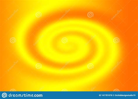Swirling Yellow Color Background Shaded Stock Illustration