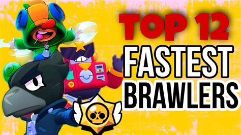 Who Is The Fastest Brawler In Brawl Stars Youtube